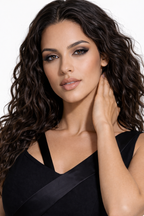 Fiordella Black Asymmetric Cut-Out Mini Dress