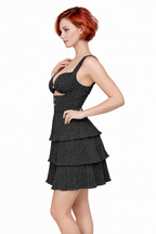 BLACKASH Elegant Tiered Mini