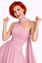 Casterlar Prime One-Shoulder Couture Dress Elegant Prom, Evening & Occasion Gown