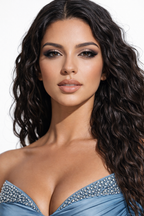 Slate Satin Mermaid Evening Dress