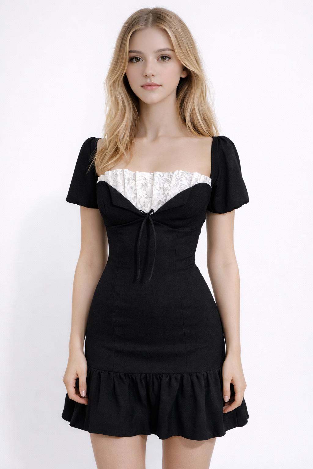 Accapella Lace Inset Dress
